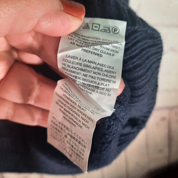 J. Crew Fair Isle Nordic Knit Sweater With Orange & Black Ruffle Sleeve - Picture 11 of 11